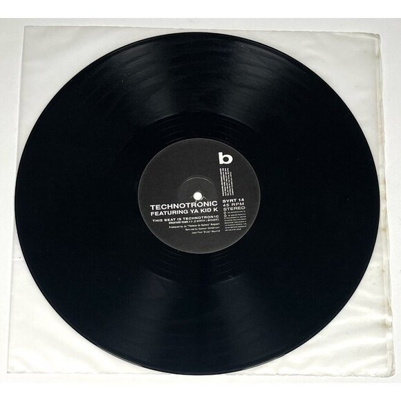 Rockin' Over The Beat by Technotronic Ya Kid K (1990, Vinyl, SYRT14) Tested VG - Picture 3 of 5